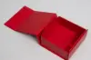 3-5/8X3-1/2X1-1/2 MATTE RED MAGNETIC BOX