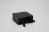6X6X2-3/4  MATTE BLACK MAGNETIC BOX W/RIBBON