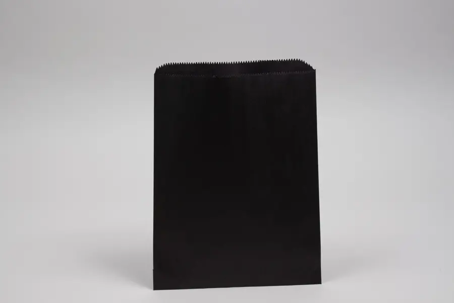 8.5 X 11 PAPER MERCH BAG - BLACK