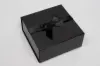 4.5X2.75" GLUE DOT SATIN BLACK BOW