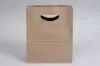 8-3/4 X 4-1/4 X 10-3/4 NATURAL KRAFT DIE-CUT HANDLE SHOP BAG