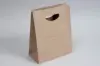 8-3/4 X 4-1/4 X 10-3/4 NATURAL KRAFT DIE-CUT HANDLE SHOP BAG