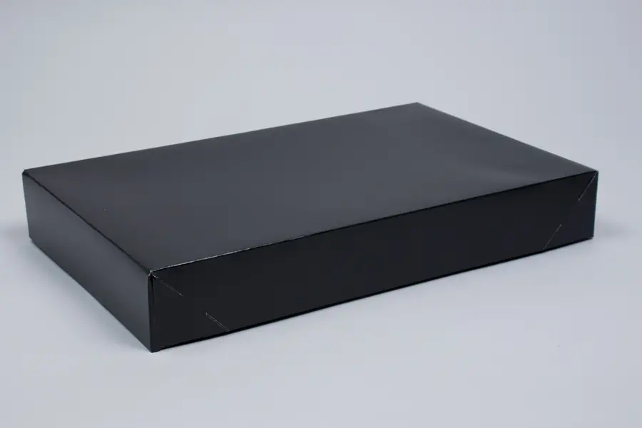 17X11X2.5 BLACK GLOSS APPAREL BOX