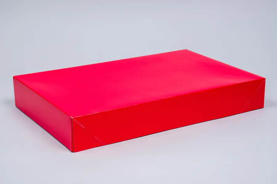 17X11X2.5 RED GLOSS APPAREL BOX