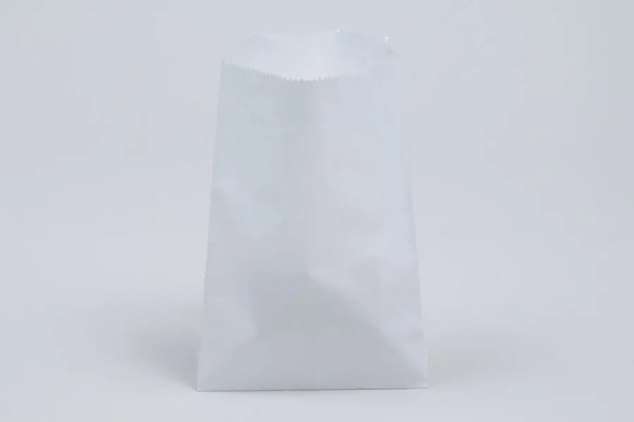 1/4#  4 3/4 X 6 3/4 WHITE GOURMET GLASSINE MERCHANDISE BAG