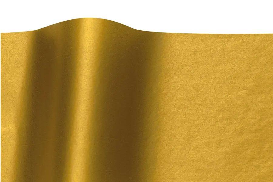 20X30 TISSUE METALLIC GOLD "B"
