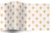 20X30 TISSUE FLEUR DE LIS "A"
