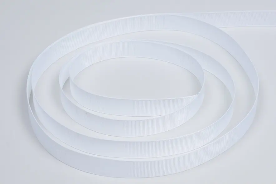 5/8X100YD GROSGRAIN WHITE