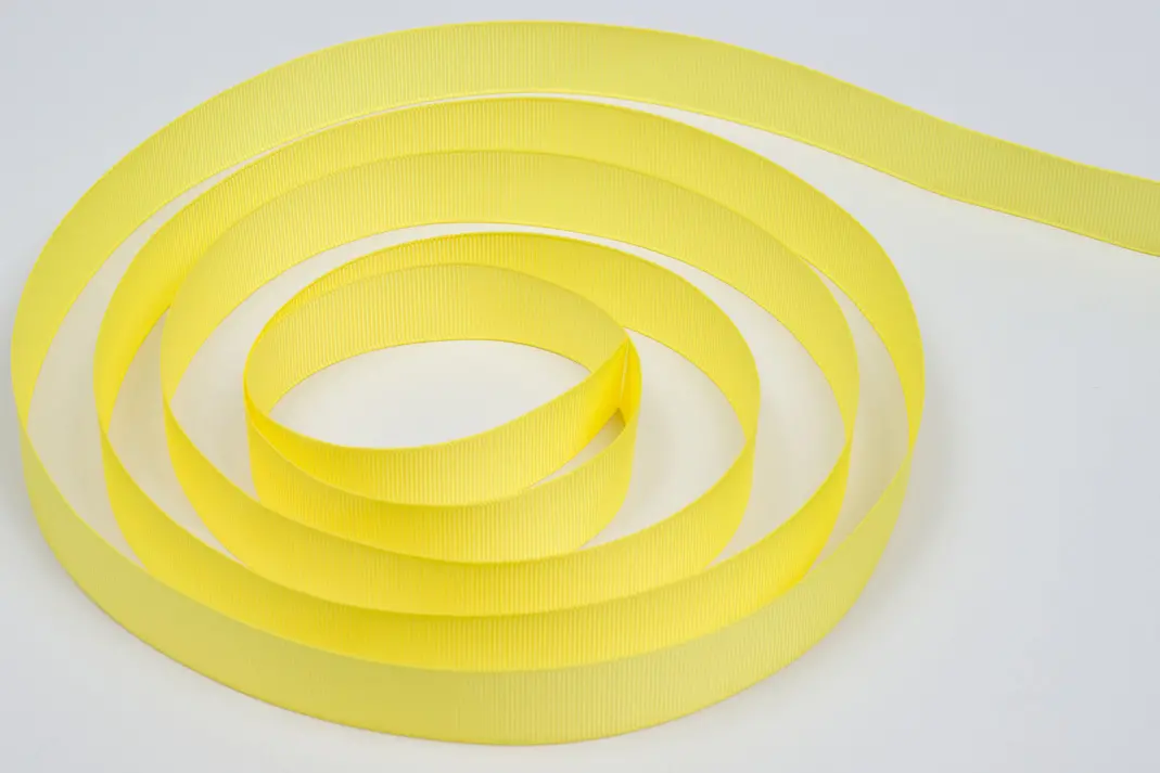 7/8X100YD GROSGRAIN LEMON