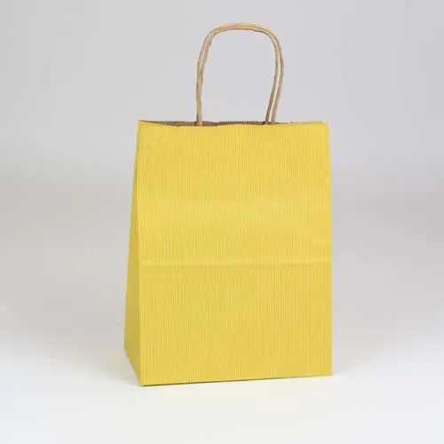 8X5X10 SHOP BAG MELLOW YELLOW