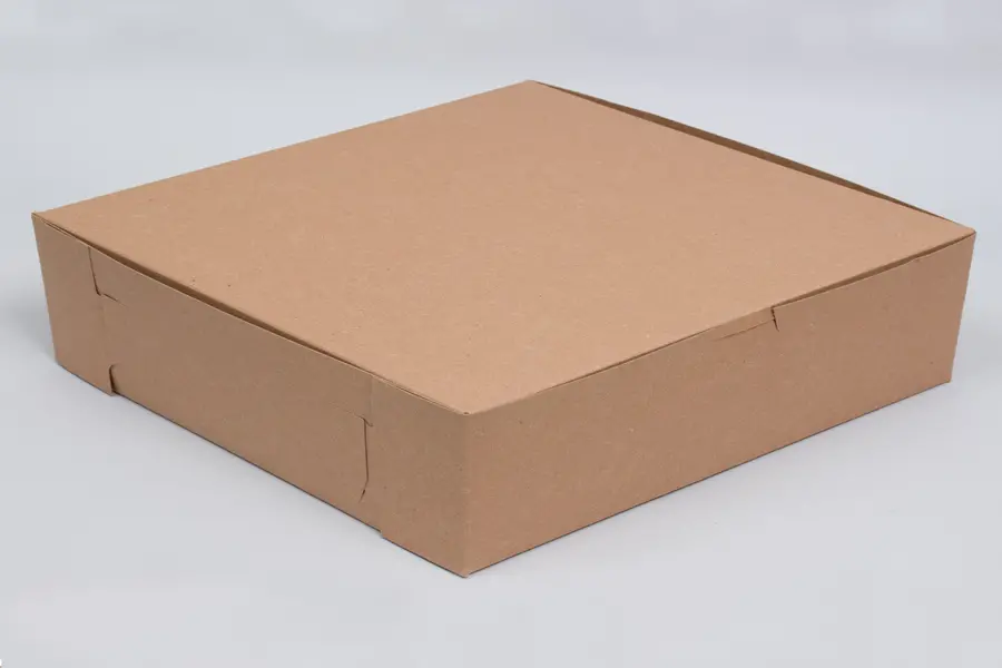 10X10X2.5  1PC BAKE BOX KRAFT-NO WINDOW