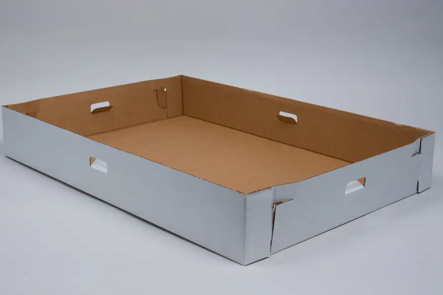 26-7/8X18-7/8X4 B-FLUTE CORRUGATED TRAY