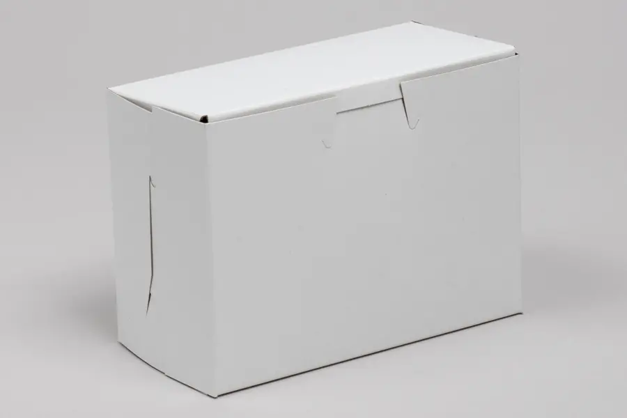 5.5X2.75X4 1PC BAKE BOX WHITE - NO WINDOW