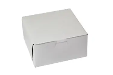 6.5X6.5X3 1PC BAKE BOX WHITE-NO WINDOW