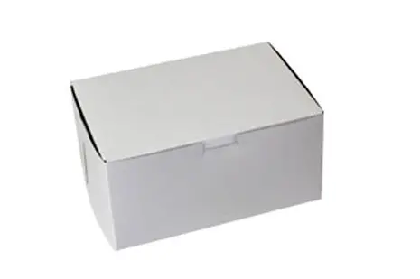 8X5.5X4 1PC BAKE BOX WHITE-NO WINDOW