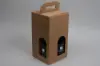 7 X 7 X 13 CARRIER BOX  KRAFT RIBBED 4 BOT