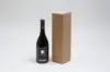 3-1/2 X 3-1/2 X 13-1/4 BOTTLE BOX  KRAFT RIBBED 1 BOT TOP OPENING