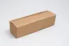 3-1/2 X 3-1/2 X 13-1/4 BOTTLE BOX  KRAFT RIBBED 1 BOT HORIZONTAL OPENING