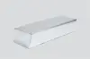 3-3/4 X 3-3/4 X 13-3/8 FOLDING WINE BOX  SILVER LINEN 1 BOT