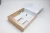 11 X 3-1/2 X 13-3/8 BOTTLE BOX  GOLD LINEN 3 BOT W/INSERTS