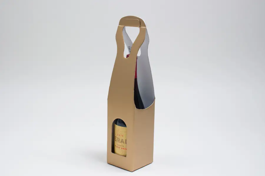3-1/2 X 3-1/2 X 15 SIDE OPEN CARRIER GOLD LINEN 1 BOT