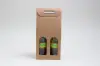 7  X  3-1/2  X  15 WIND BOTTLE BOX SMOOTH KRAFT 2 BOT