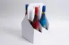 7X7X13-3/4 OPEN STYLE CARRIER WHITE KRAFT 4 BOT