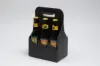 7-5/8 X 5-1/8 X 11-3/8 BOTTLE CARRIER BLACK CORR 6 BOT