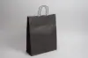 8-3/4 X 3-1/2 X 9 TINTED BLACK SHOP BAG