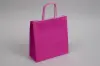 8-3/4 X 3-1/2 X 9 TINTED HOT PINK SHOP BAG
