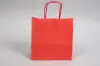 8-3/4 X 3-1/2 X 9 TINTED WARM RED SHOP BAG