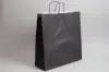 12-1/2 X 4-3/4 X 15-3/4 TINTED BLACK SHOP BAG