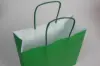 17-1/4 X 6 X 18 TINTED KELLY GREEN SHOP BAG