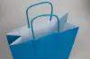 17-1/4 X 6 X 18 TINTED PROCESS BLUE SHOP BAG