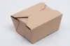 #1  4-3/8 X 3-1/2 X 2-1/2 KRAFT FOLDING TO-GO BOX