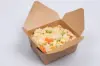 #1  4-3/8 X 3-1/2 X 2-1/2 KRAFT FOLDING TO-GO BOX