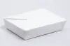#2  7-3/4 X 5-1/2 X 1-7/8 WHITE FOLDING TO-GO BOX