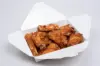 #2  7-3/4 X 5-1/2 X 1-7/8 WHITE FOLDING TO-GO BOX