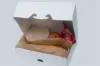 9-1/4 X 7-3/8 X 3-1/8 WHITE TAMPER EVIDENT CARRY OUT BOX