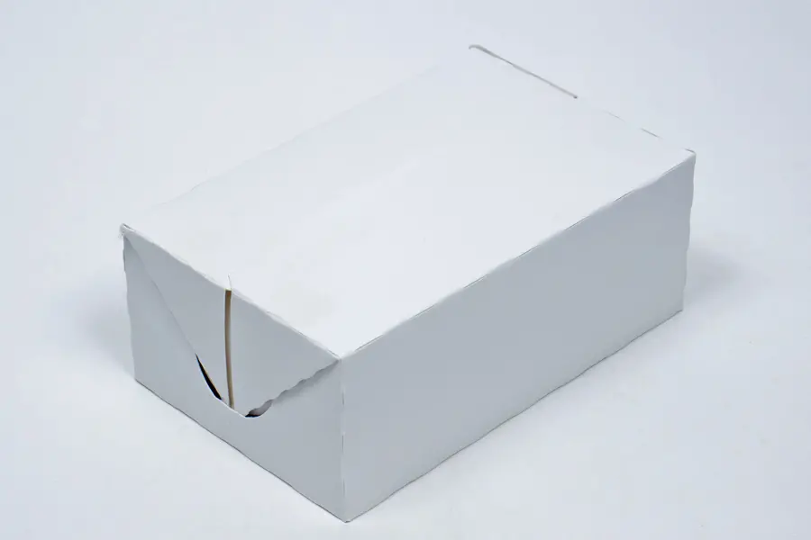 7 X 4-1/2 X 2-3/4 WHITE FAST TOP CARRY OUT BOX