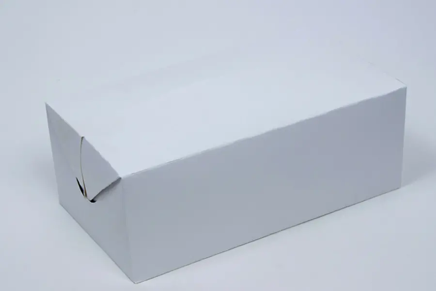 8-7/8 X 4-7/8 X 3-1/16 WHITE FAST TOP CARRY OUT BOX