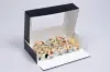 8.5X5.25X2 BLACK GLOSS SUSHI BOX - WINDOW