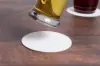 4" WHITE ROUND PULPBOARD 80PT - HEAVY WEIGHT
