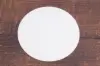 4" WHITE ROUND PULPBOARD 55PT - MEDIUM WEIGHT