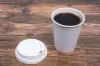 12OZ HOT GROOVE PAPER CUP WHITE