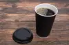 16OZ HOT GROOVE PAPER CUP BLACK