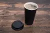 20OZ HOT GROOVE PAPER CUP BLACK