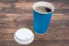 16OZ HOT GROOVE PAPER CUP ELECTRIC BLUE
