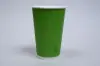 16OZ HOT GROOVE PAPER CUP PURE GREEN