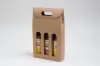 7-7/8 X 2-1/2 X 13-1/4 WIND BOTTLE BOX SMOOTH KRAFT 3 BOT